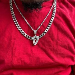 A,B,C,D,E,J,K,S,T 18k Gold Initial Pendant Necklace name necklace